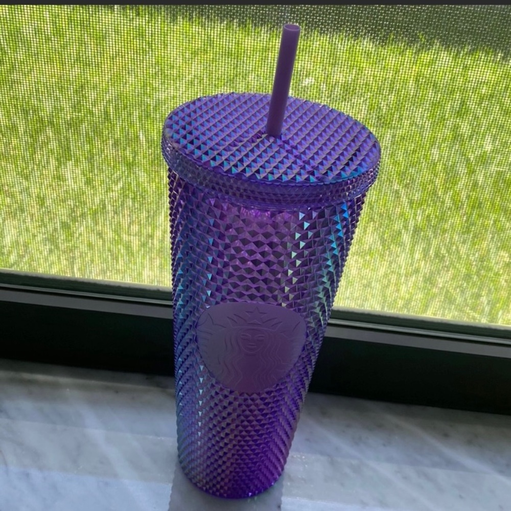 Purple iridescent cup - Picture 2 of 4